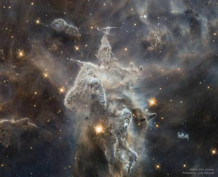 Nebulosa Carina As melhores fotografias do nosso sistema solar