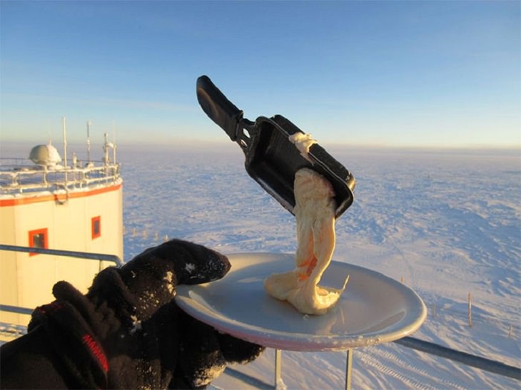Cocinar en la Antártida