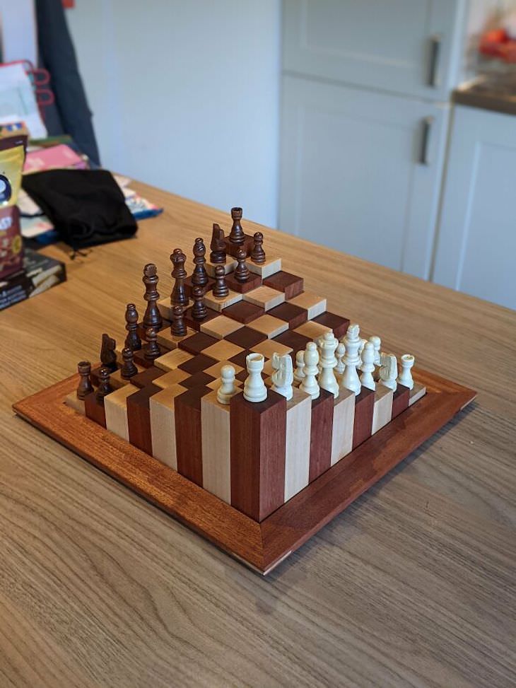 Creaciones De Carpintería, tablero de ajedrez