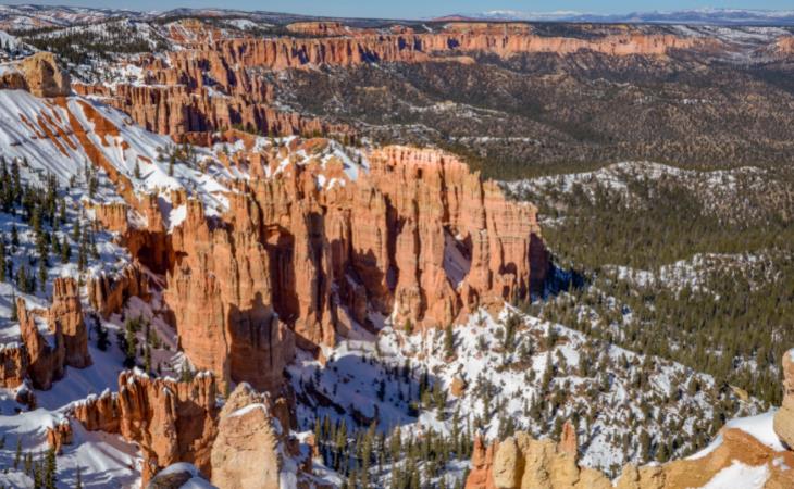 Bryce Canyon En Utah, en invierno