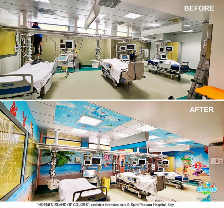 Murales Coloridos En Hospitales