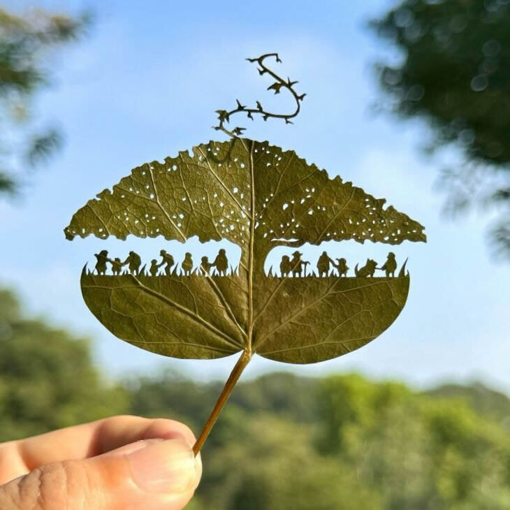 Arte En Hojas