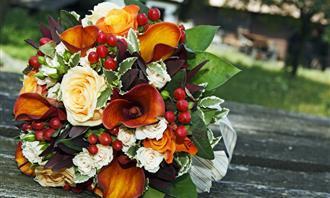 Prueba de flores y romance: ramo.