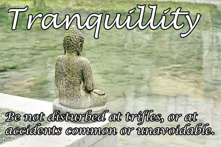 Benjamin Franklin: tranquility