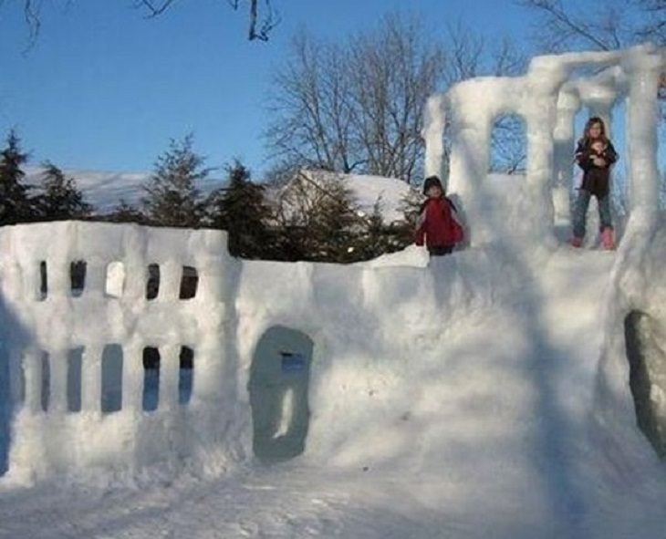 Winter Pics, castle, snow