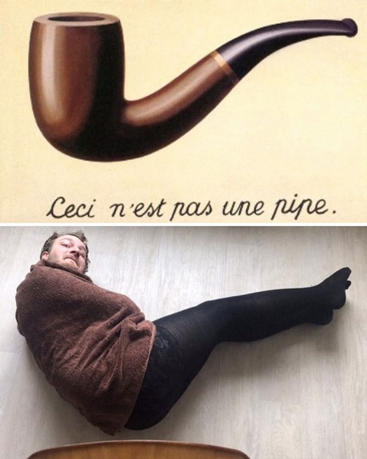 Ceci N'est Pas Un Pipe de René Magritte