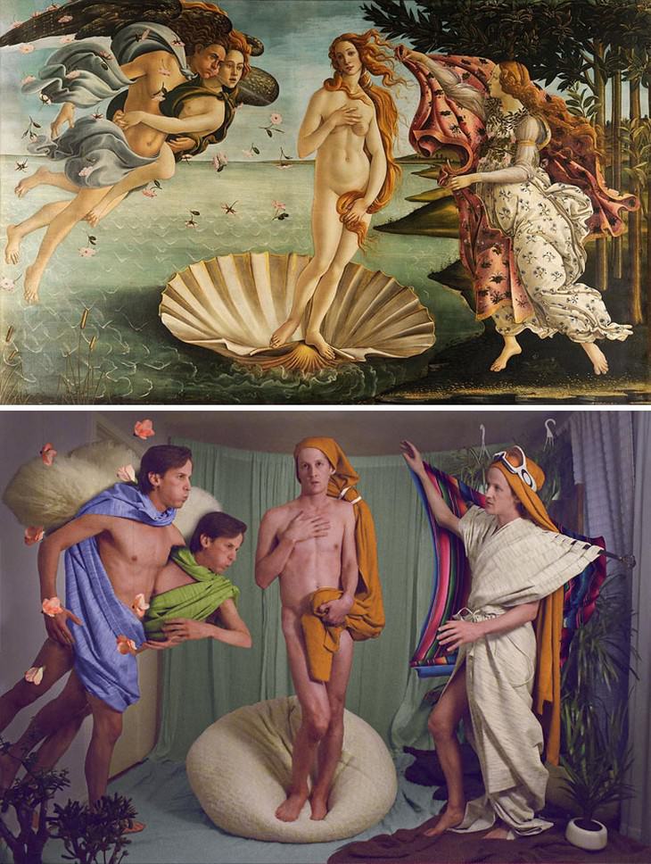 El nacimiento de Venus de Boticelli