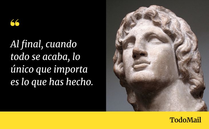 Frases De Alejandro Magno