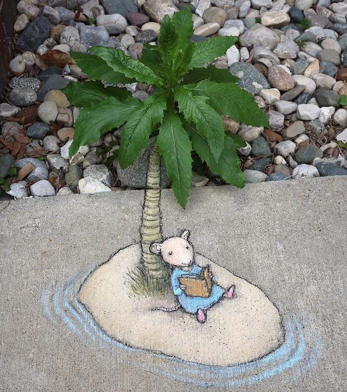 Creaciones En Tiza De David Zinn