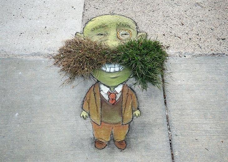 Creaciones En Tiza De David Zinn