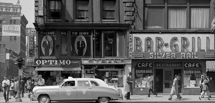 New York, retronaut, black and white, photography