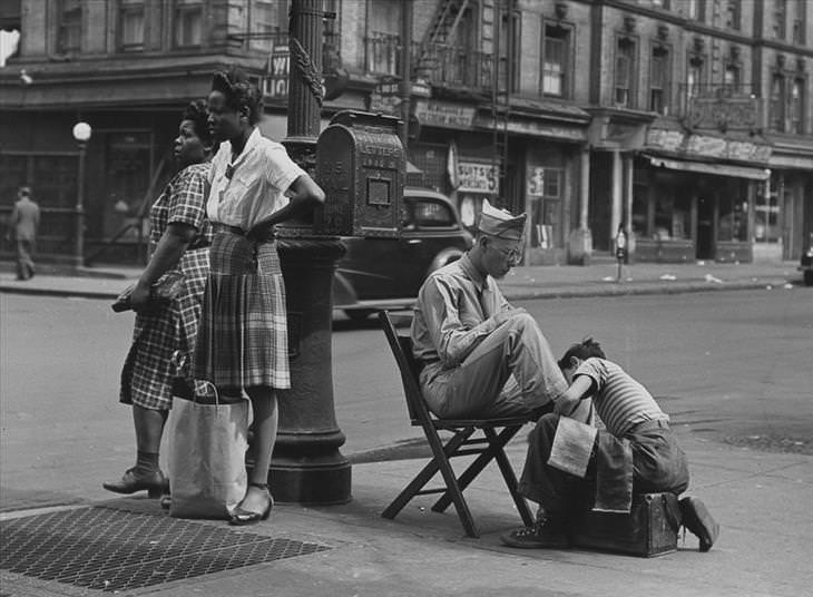 New York, retronaut, black and white, photography