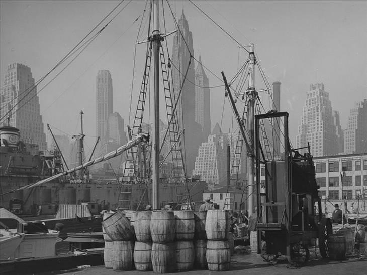 New York, retronaut, black and white, photography