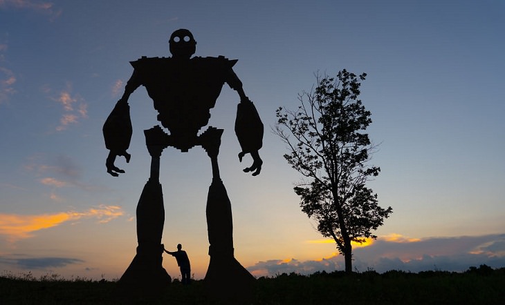 Siluetas En El Atardecer