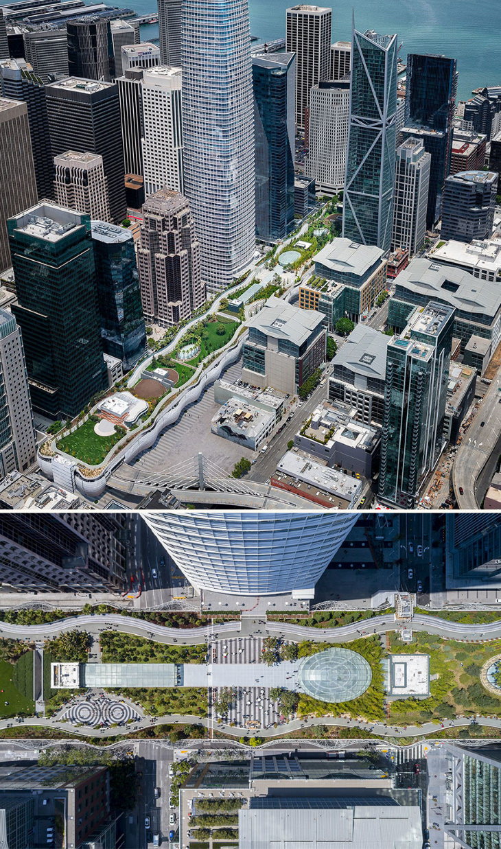 AMP 2020 Winners Best in Large-Scale Landscape Projects: Salesforce Transit Center Park by Pelli Clarke Pelli Architects, Adamson Associates Architects