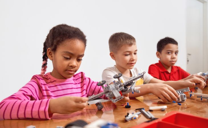 kids playing with toys