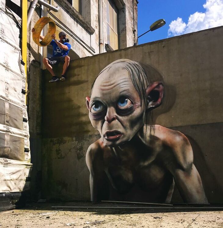 Obras De Graffiti En 3D