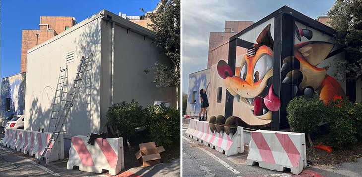 Obras De Graffiti En 3D