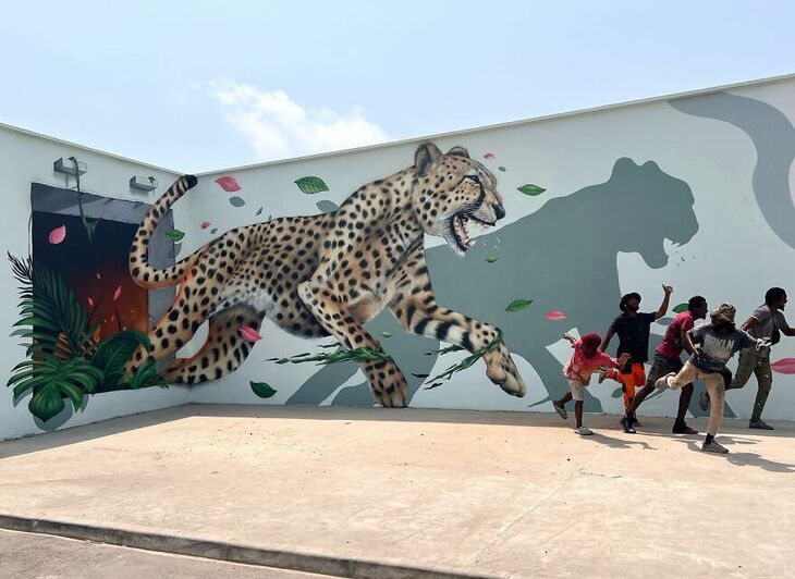 Obras De Graffiti En 3D