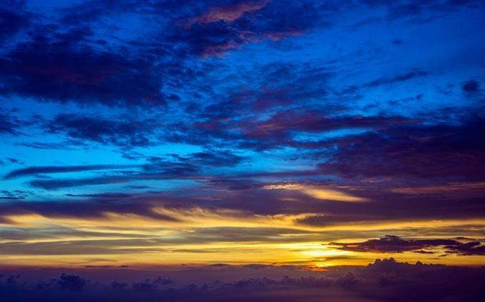 Prueba de fuerza interior: puesta de sol