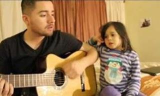 Este Padre Cultiva El Talento Musical De Su Hija