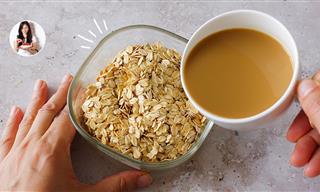Prepara Un Saludable Desayuno Con Avena y Café