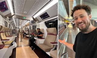 Un Recorrido a Bordo Del Asombroso Metro De Qatar