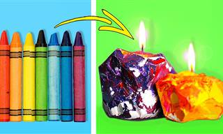 25 Maneras Creativas y Originales de Reutilizar Viejos Crayones