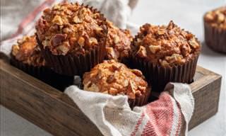 Receta Saludable: Muffins De Zanahoria y Nueces