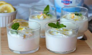 Cómo Preparar Un Fácil Mousse De Yogur y Limón