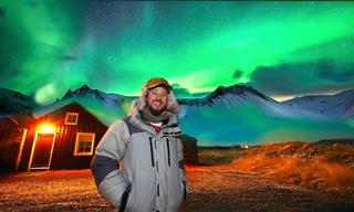 Aprecia La Magia De Las Auroras Boreales De Islandia