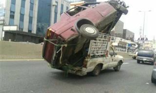 ¿Qué Están Transportando Estos Autos? 14 Fotos Divertidas