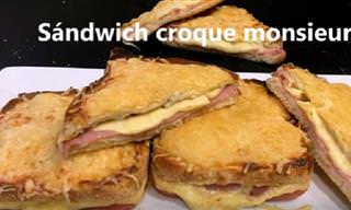 Cómo Preparar Un Sándwich Croque Monsieur Fácil y Rápido