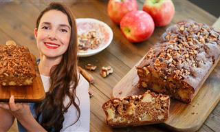 Cómo Preparar Un Sabroso Pan De Manzana Con Nuez