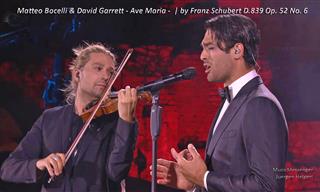 “Ave María” Con Matteo Bocelli y El Violín De David Garrett