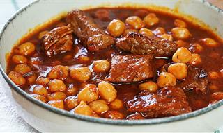 Deliciosa y Tradicional Receta Turca De Garbanzos y Carne