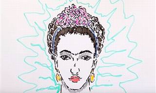 Video: La Biografía 'Dibujada' De Frida Kahlo