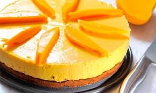 Receta Fácil y Deliciosa: Pastel Helado De Mango