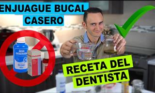 Consejo De Dentista: Haz Tu Propio Enjuague Bucal