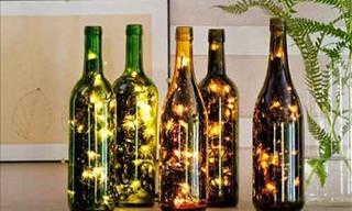 10 Formas Muy Creativas De Reutilizar Las Botellas De Vino Vacías