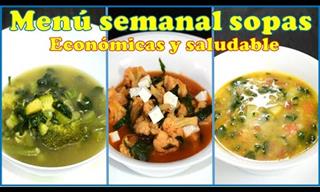 Receta De 3 Sopas Deliciosas y Saludables Para Este Invierno