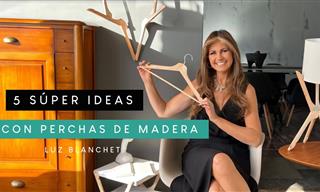 5 Formas Creativas De Reutilizar Tus Perchas De Madera