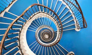 ¡Estas Escaleras En Espiral Son Una Maravilla Del Diseño!