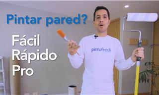 ¡Un Truco Sencillo Para Pintar Tus Paredes Rápidamente!